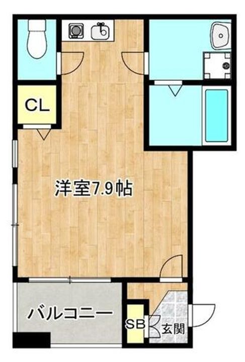 大阪府大阪市生野区小路東3丁目(アパート)の賃貸物件の間取り