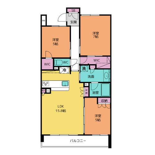 エムズシティ知立ザ・タワーの間取り