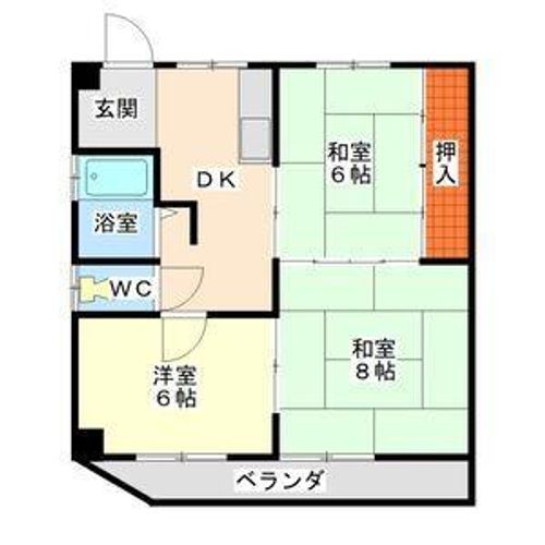 天池ビルの間取り