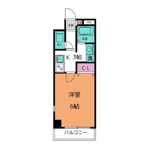 レーベン新城の間取り