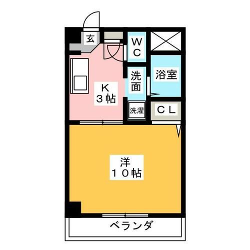 パラディーゾ大宮の間取り