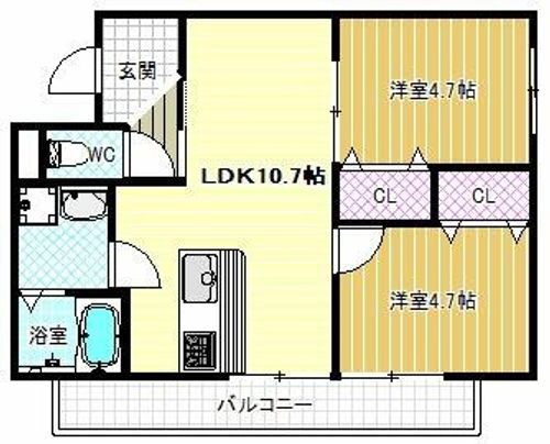 M・Celeste柏原今町の間取り