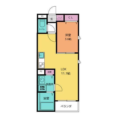 grandeur笠寺302の間取り