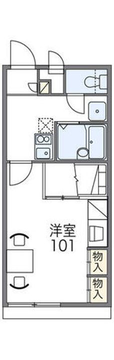 レオパレスパストラルBの間取り