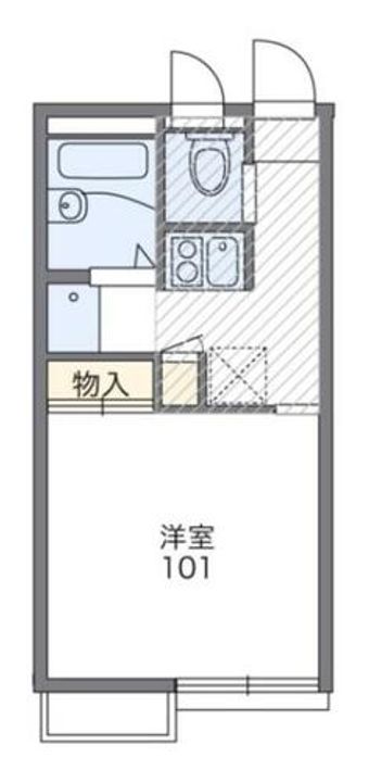 レオパレス小山の間取り