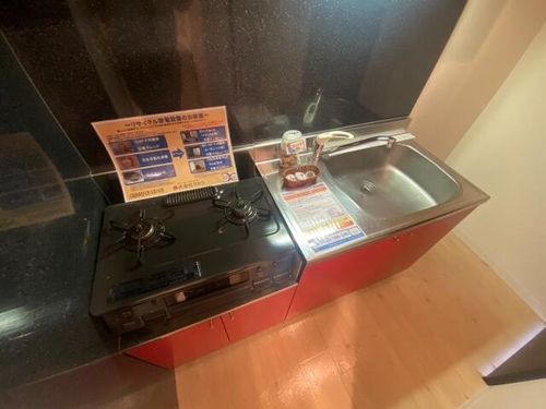 北海道札幌市中央区南十二条西12丁目(マンション)の賃貸物件のキッチン