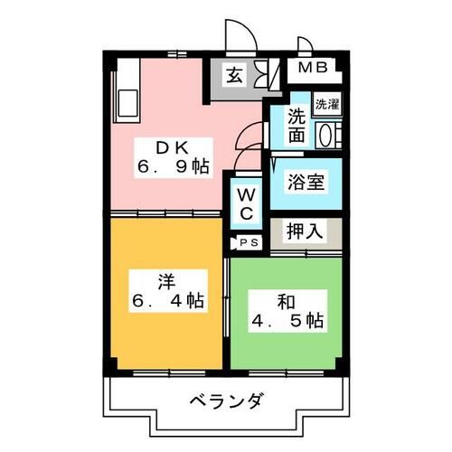 パークヒル新知の間取り