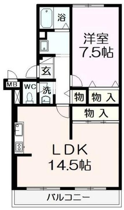 プランドール21303の間取り