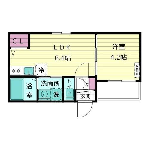 シエルブルー新守山の間取り