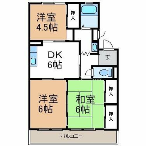 湫マンションの間取り