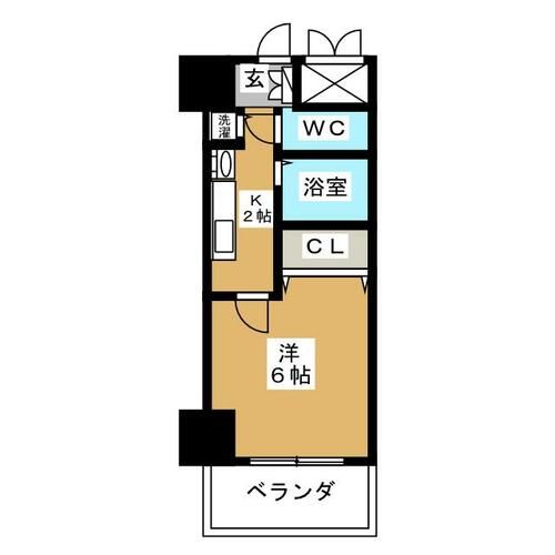 プレサンス新栄リミックスの間取り