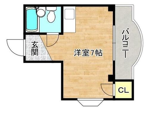 大阪府大阪市旭区新森5丁目(マンション)の賃貸物件の間取り
