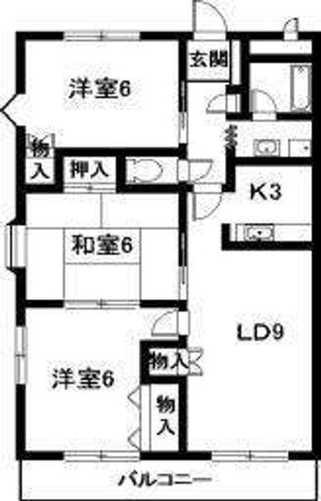 アーバン西岡崎の間取り