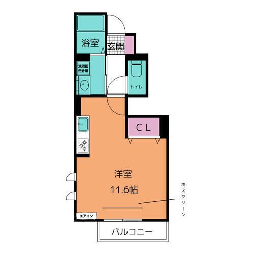 サニーコート スリーリバーの間取り