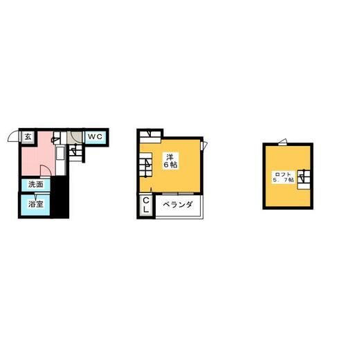 旭ハイツ津金の間取り