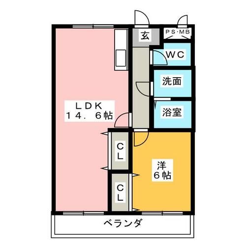 クレシア大高台の間取り