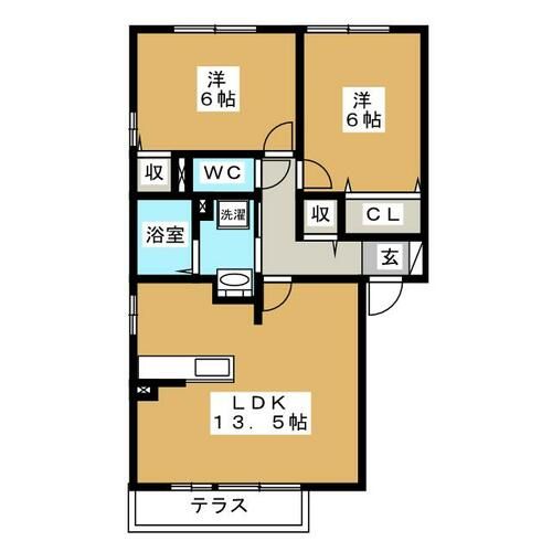 アスコット C棟の間取り