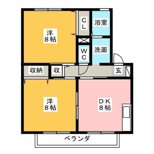 ティアラC棟の間取り