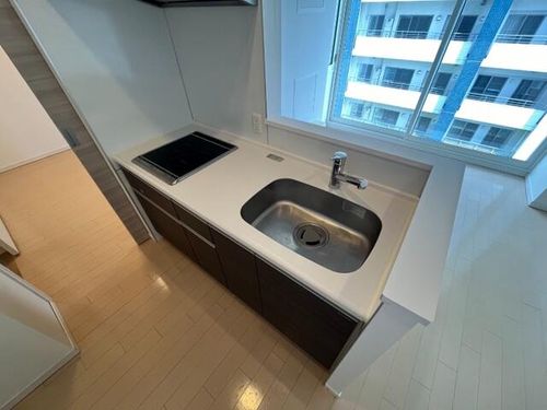 北海道札幌市中央区南七条西1丁目(マンション)の賃貸物件のキッチン