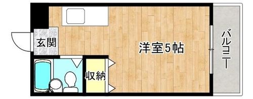 大阪府大阪市旭区清水1丁目(マンション)の賃貸物件の間取り