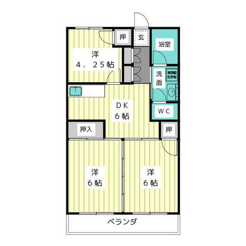 本郷第1コーポの間取り