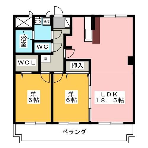 リヴァージュ菰口の間取り