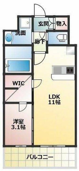 リヴェント福島野田の間取り