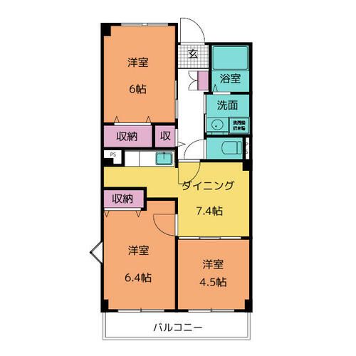 グリーンアヴェニューの間取り