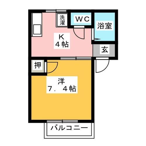 ハイツラポールの間取り
