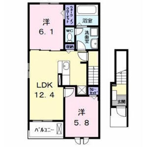 アルカンシェルSEの間取り