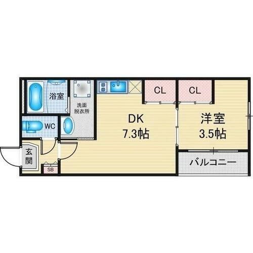 リーガル東海通の間取り