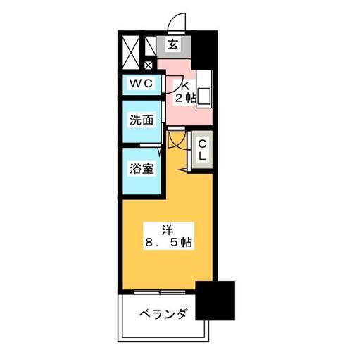 丸東レジデンス大須の間取り