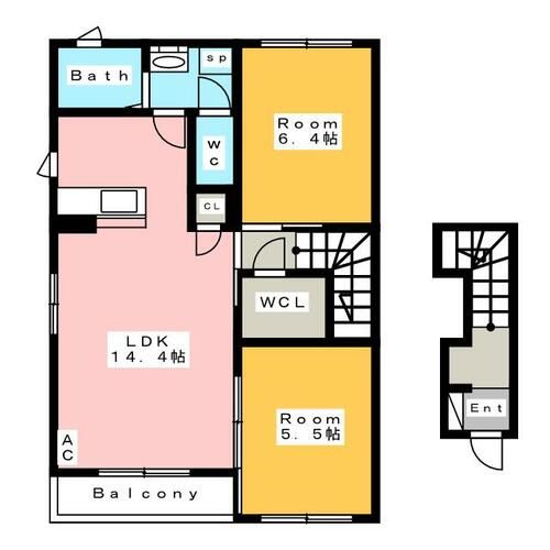 ユートピア東山 Cの間取り