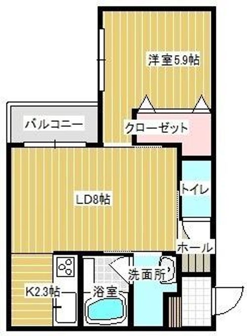 北海道札幌市中央区北三条東7丁目(マンション)の賃貸物件の間取り