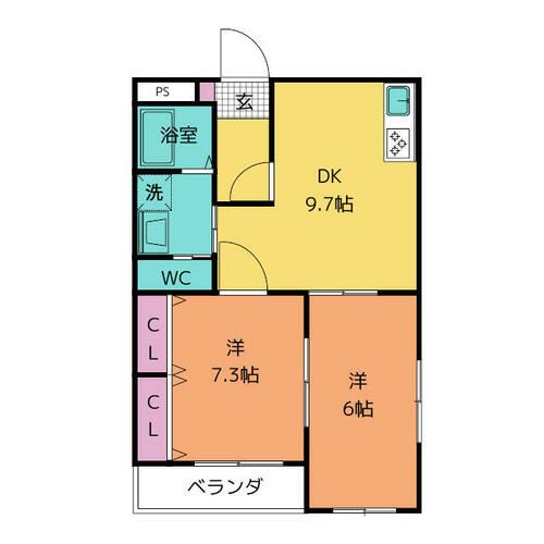 サテライト103の間取り