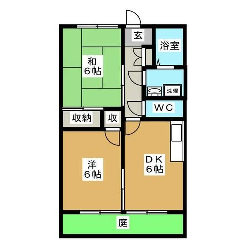 サンハイムの間取り