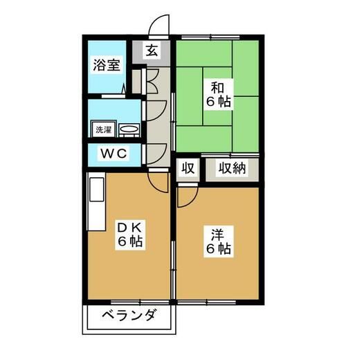サンハイムの間取り