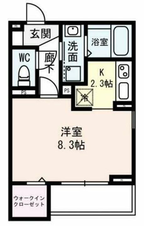 ラフィーネクローバーⅡの間取り