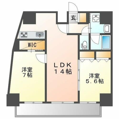 ポルタニグライーストの間取り