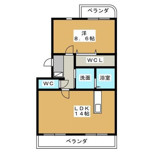 パークサイドマンションの間取り
