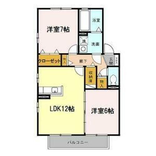 アムールⅡの間取り
