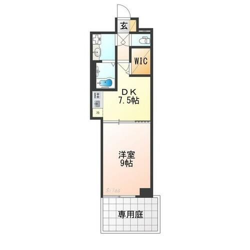 プレサンス京都四条大宮の間取り