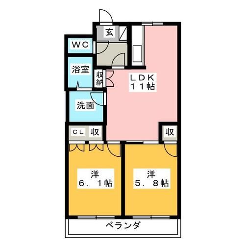マンションソレイユの間取り