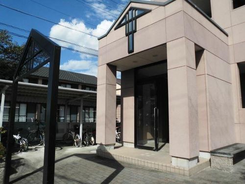 マンションソレイユの玄関