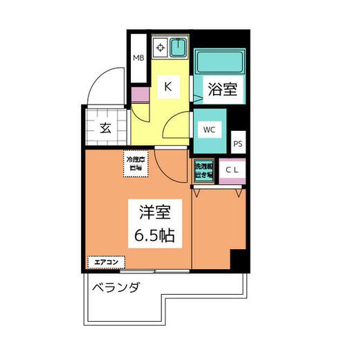スペース山手の間取り