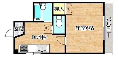大阪府大阪市旭区太子橋3丁目(マンション)の賃貸物件の間取り
