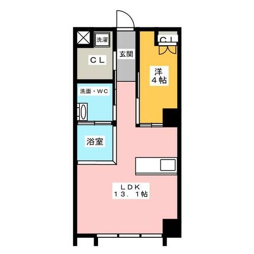 コレクション名駅Ⅲの間取り