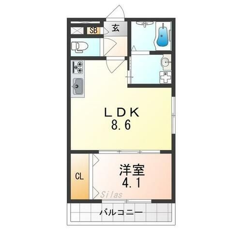 AVANTIO ASAKAYAMAの間取り