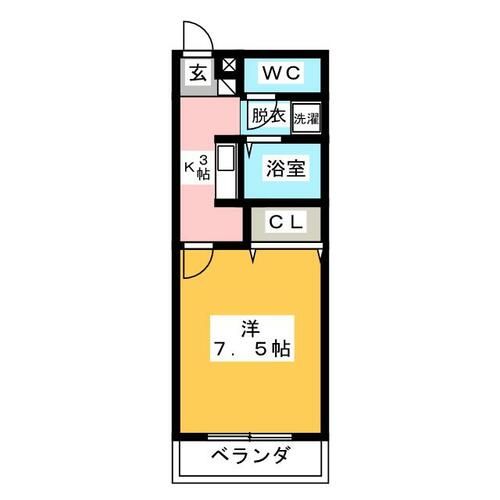 アンプルール フェール シャルマンの間取り