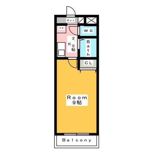 A・City法連町の間取り